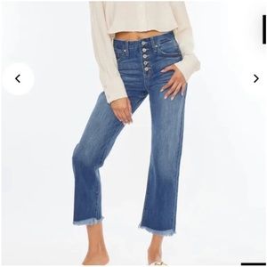 Kancan Taurus High Rise Straight Jeans
